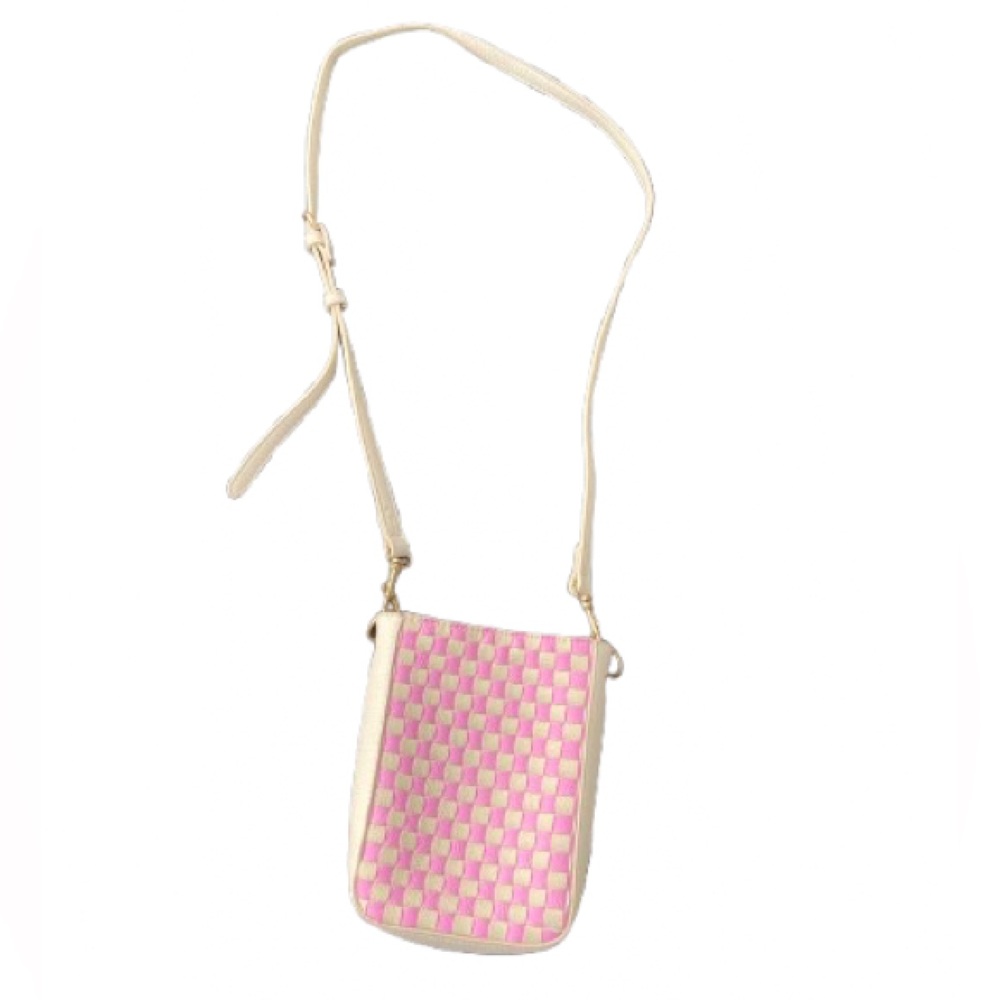 Universal Thread Pink and Cream Crossbody Bag Purse